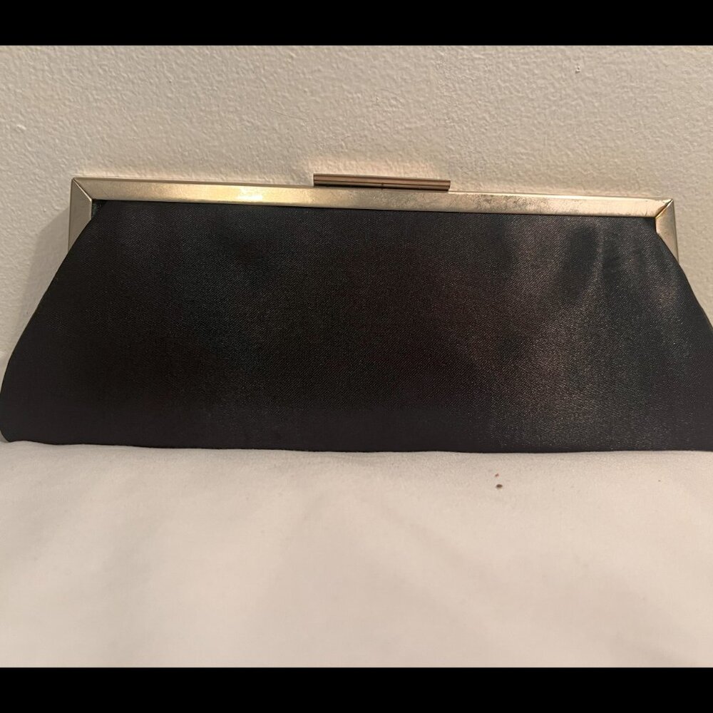 Black Formal Evening Party Clutch Bag